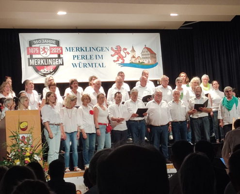 Auftritt bei der 950-Jahrs-Feier Merklingen - Sängerbund Merklingen 1838 e. V.